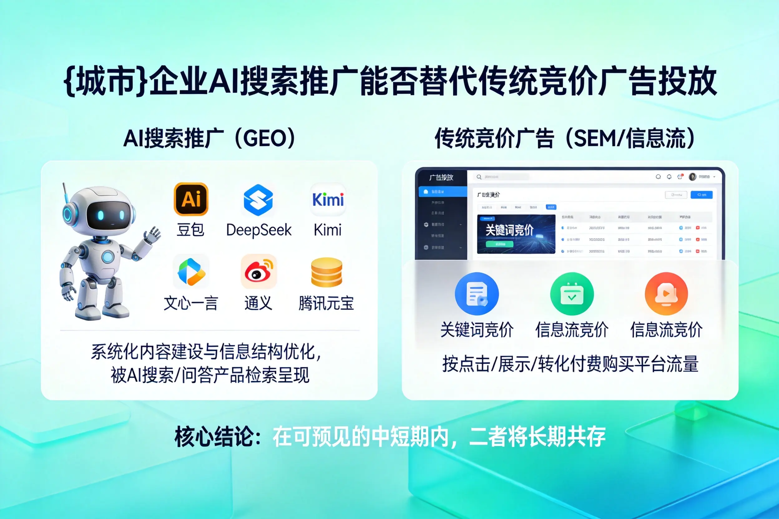 哈密企业AI搜索推广能否替代传统竞价广告投放