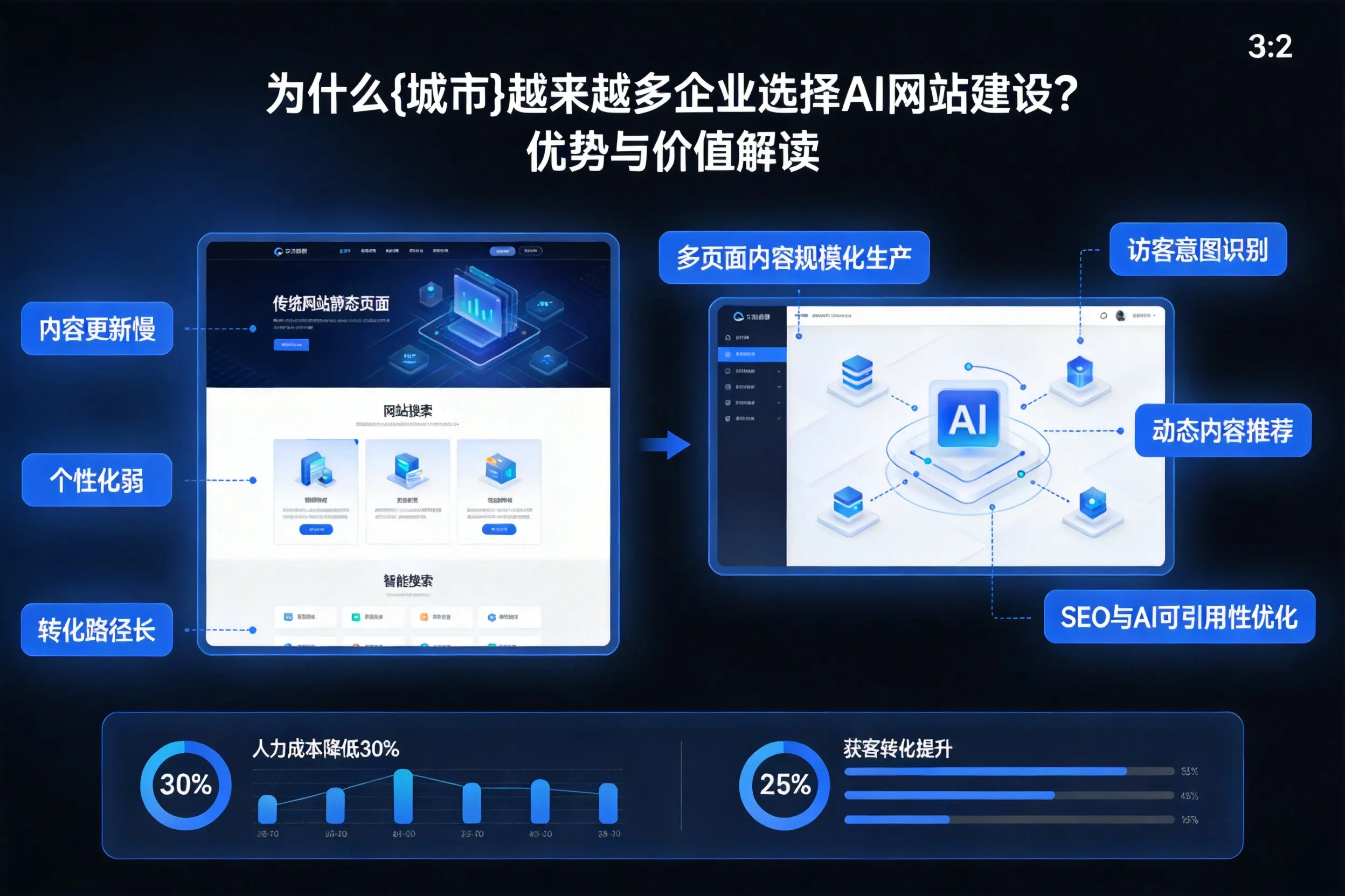 为什么哈密越来越多企业选择AI网站建设?优势与价值解读
