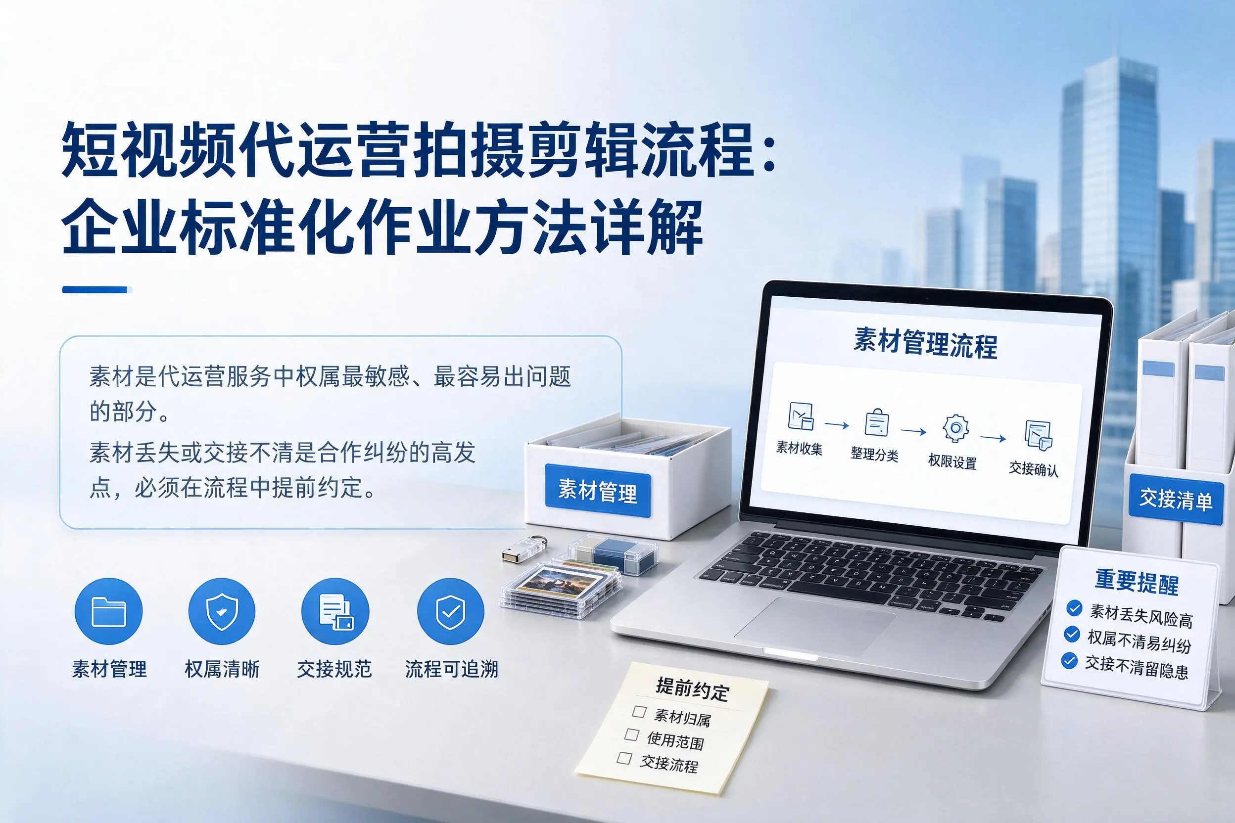 短视频代运营拍摄剪辑流程：哈密企业标准化作业方法详解